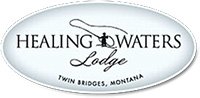 logo healing waters lodge